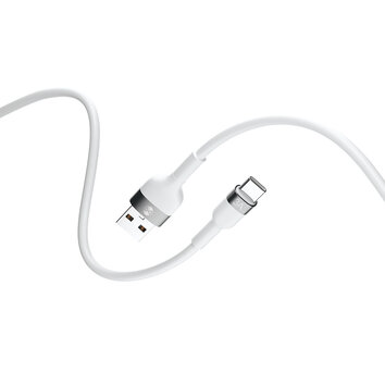 Forever kabel Flexible USB - USB-C 1,0 m 3A biały