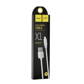 HOCO kabel USB do iPhone Lightning 8-pin X1 RAPID biały 3 metry