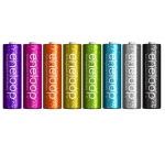 8 x Sanyo Eneloop Tones Glitter R6/AA 2000mAh Limitowana Edycja