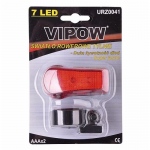 Tylna diodowa lampa rowerowa Vipow URZ0041