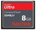 Karta Pamięci SanDisk CF ULTRA 8GB do 30MB/s
