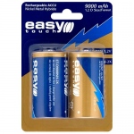 2 x akumulatorki Easy Touch R20/D Ni-MH 9000mAh