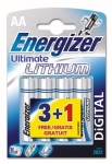4 x bateria foto litowa Energizer L91 Ultimate R6/AA