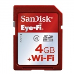 Karta pamięci SanDisk SDHC 4GB Eye-Fi bezprzewodowa z WiFi