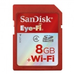 Karta pamięci SanDisk SDHC 8GB Eye-Fi bezprzewodowa z WiFi