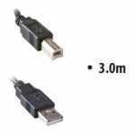 Kabel do Drukarki USB 2.0 ab 3m HQ