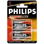 2 x bateria alkaliczna Philips PowerLife LR14/C (blister)