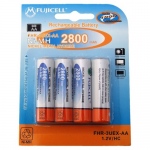 4 x akumulatorki Fujicell R6 AA Ni-MH 2800mAh + BOX