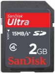 Karta pamięci SanDisk SD 2GB Ultra