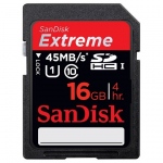 Karta pamięci SanDisk SDHC 16GB Extreme UHS-I 45MB/s