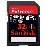 Karta pamięci SanDisk SDHC 32GB Extreme UHS-I 45MB/s