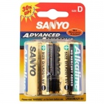 2 x bateria alkaliczna Sanyo LR20/D (blister)