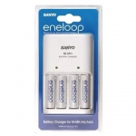 Ładowarka Sanyo MQN04 + 4 x R6/AA Sanyo Eneloop 2000mAh