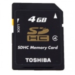 Karta pamięci Toshiba SDHC 4GB class 4