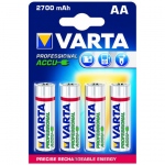 4 x akumulatorki Varta R6/AA Ni-MH 2700mAh