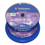 Płyty DVD+R 4,7GB 16X Verbatim cake 50