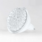 Żarówka diodowa MR16 230V 48 LED ciepła