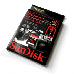 Karta pamięci SanDisk SDHC 16GB Extreme HD Video 30MB/s
