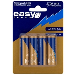 4 x akumulatorki Easy Touch R6/AA Ni-MH 2700mAh