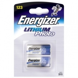 2 x bateria foto litowa Energizer CR123