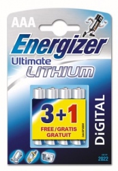 4 x bateria foto litowa Energizer L92 Ultimate R03/AAA