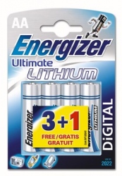 4 x bateria foto litowa Energizer L91 Ultimate R6/AA
