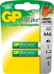 2 x akumulatorki GP ReCyko R03 AAA 820mAh