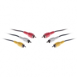Kabel 3 x CHINCH - 3 x CHINCH (3RCA-3RCA) 7,5m