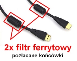 Kabel Voice Kraft HDMI-HDMI 10m Gold