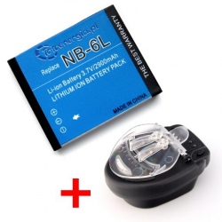 Akumulator NB-6L do Canon li-ion 2900mAh + ładowarka
