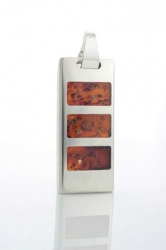 Pendrive ZaNa Silver Cherry 8GB - srebro 925 + bursztyn