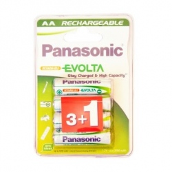 4 x akumulatorki Panasonic Evolta R6/AA 2050mAh