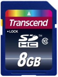 Karta pamięci Transcend SDHC 8GB ULTIMATE VIDEO HD class 10