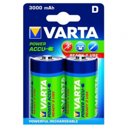 2 x akumulatorki Varta R20 D R2U Ni-MH 3000mAh